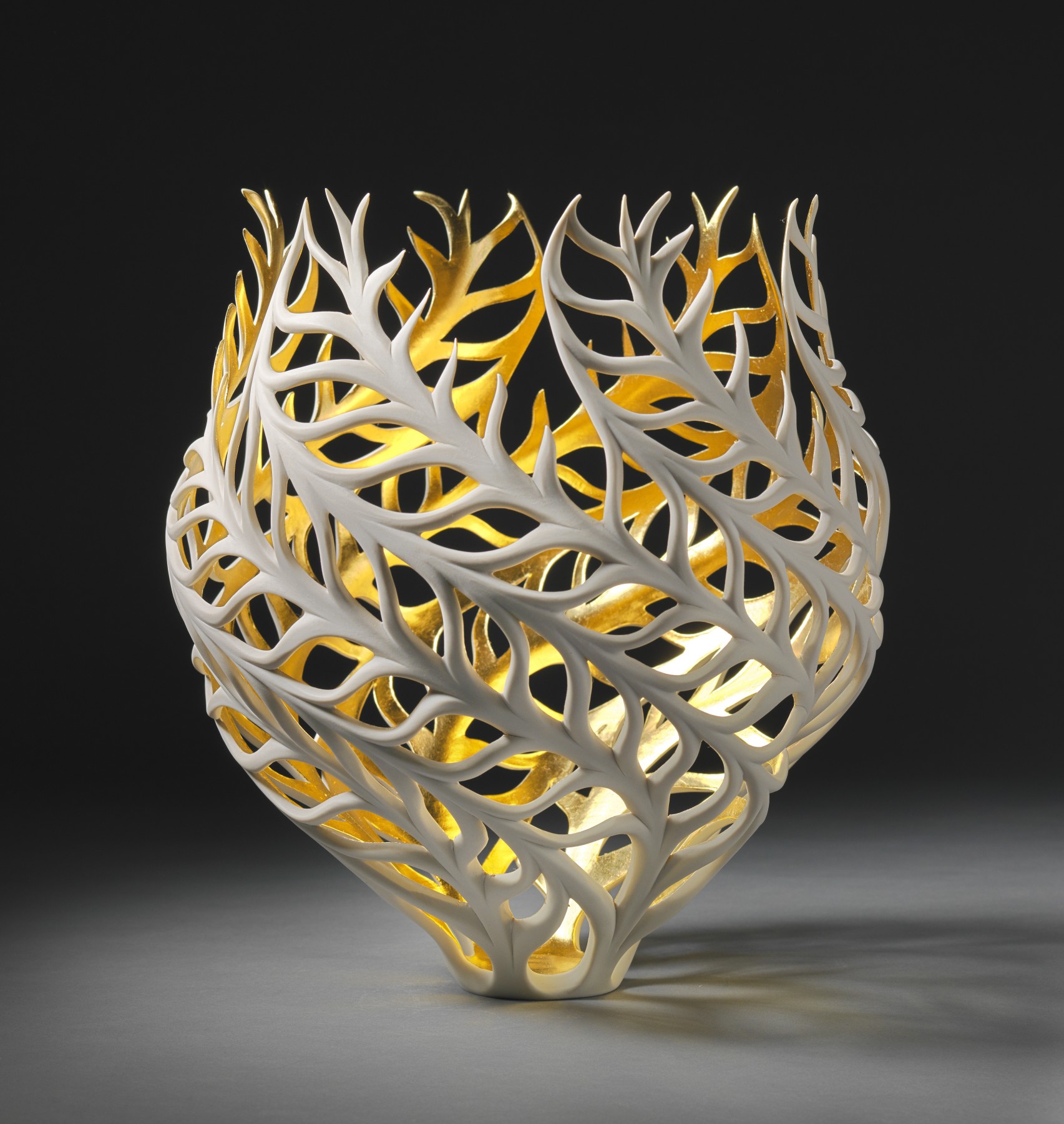 Jennifer Mccurdy - "Gilded Coral Vessel"