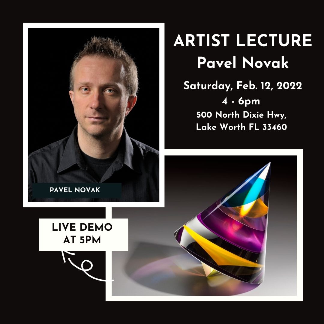 Glass Artist Lecture Pavel Novak Palm Beach Art, Antique & Design