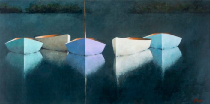 Evening Light Mixed Media Original
