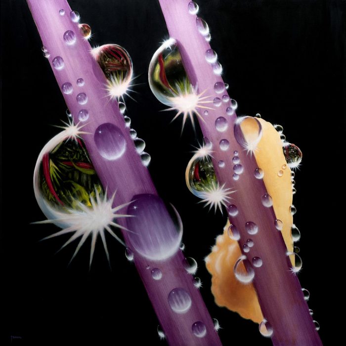 "Glittering Droplets"