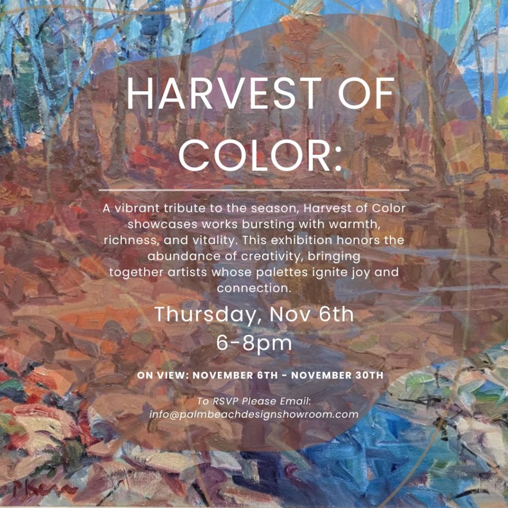 Opening Night: Thursday, November 6th | 6 – 8 PM