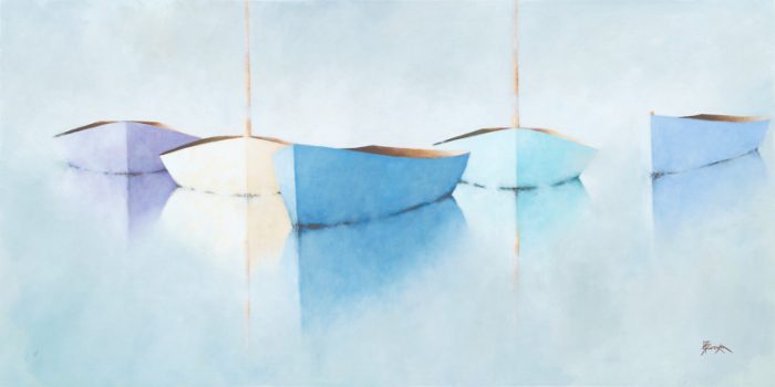 Pale Morning Light Mixed Media Original