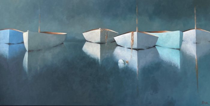 The Last Light of the Day Mixed Media Original